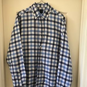 Saks Fifth Avenue 100% Linen Long Sleeve Shirt